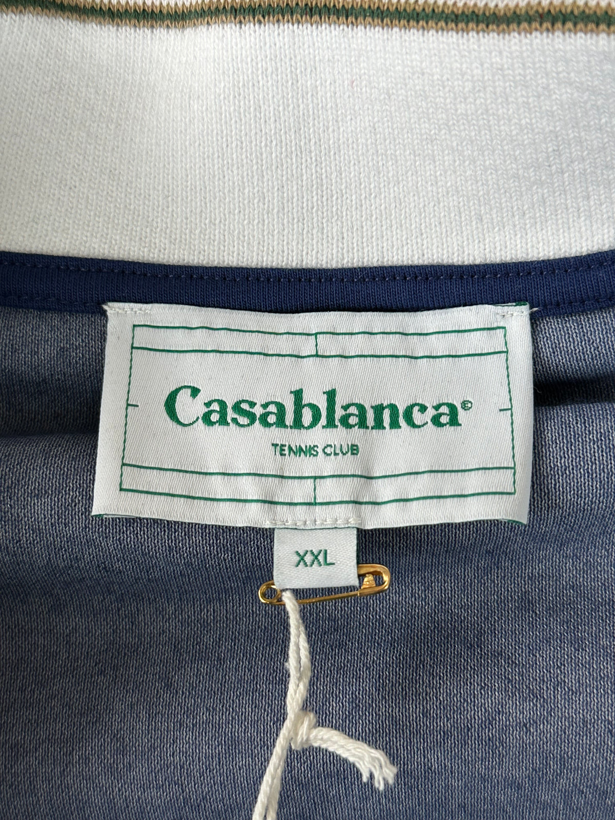 Casablanca Blue & White Floral Velour Button Up Shirt
