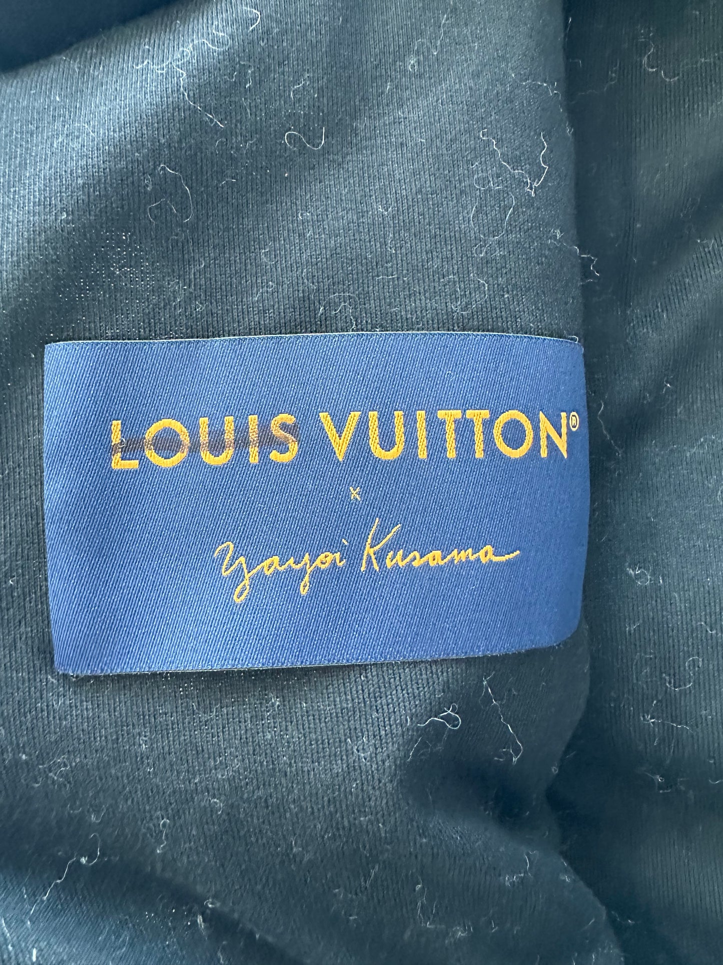 Louis Vuitton Yayoi Kusama Black & White Polka Dot Fleece Jacket