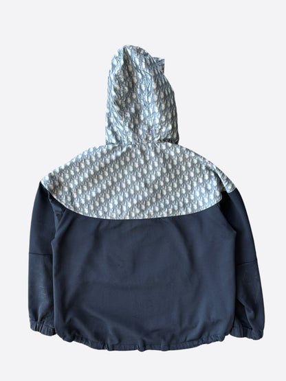 Dior Stussy Blurred Oblique Anorak Hoodie