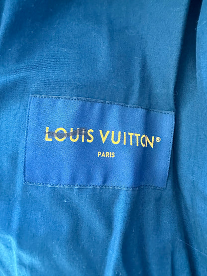 Louis Vuitton Blue Monogram Padded Denim Jacket