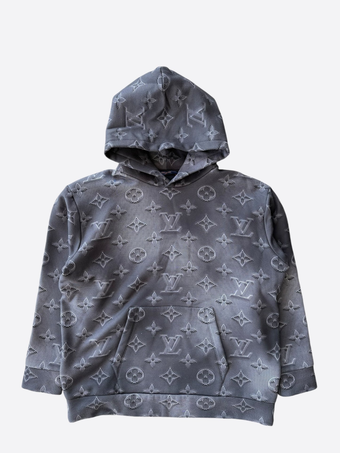 Louis Vuitton Grey 2054 Monogram Hoodie