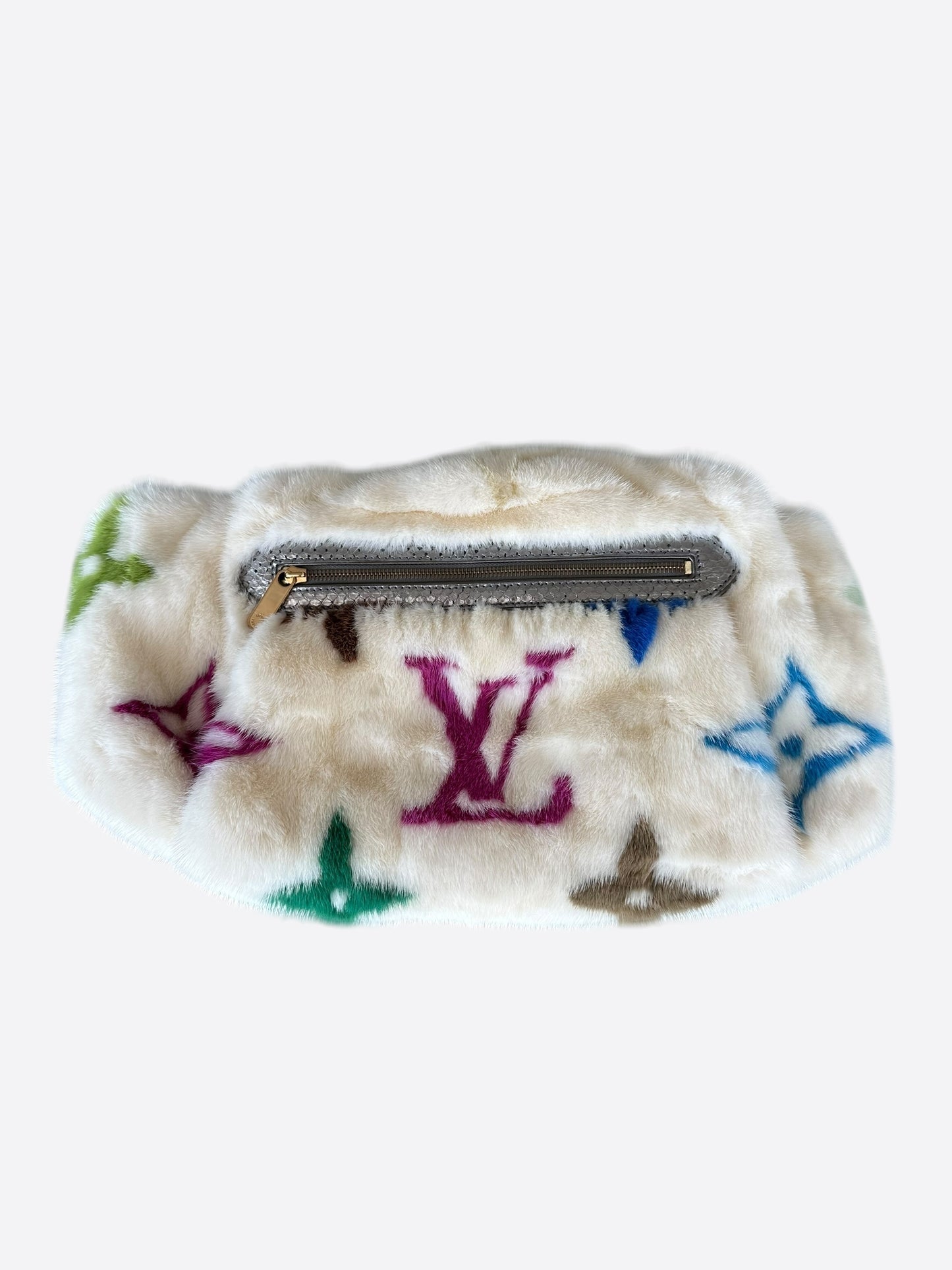 Louis Vuitton Takashi Murakami Multicolor Monogram Mink Bumbag