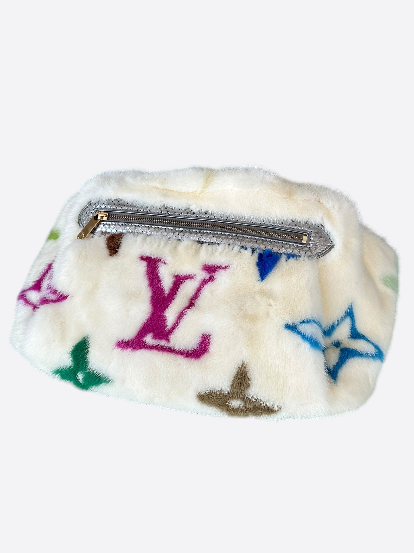 Louis Vuitton Takashi Murakami Multicolor Monogram Mink Bumbag