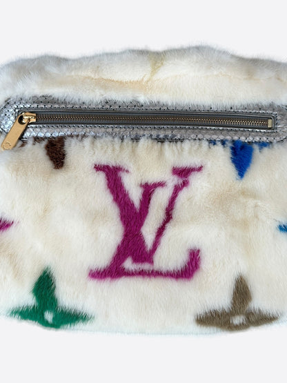 Louis Vuitton Takashi Murakami Multicolor Monogram Mink Bumbag