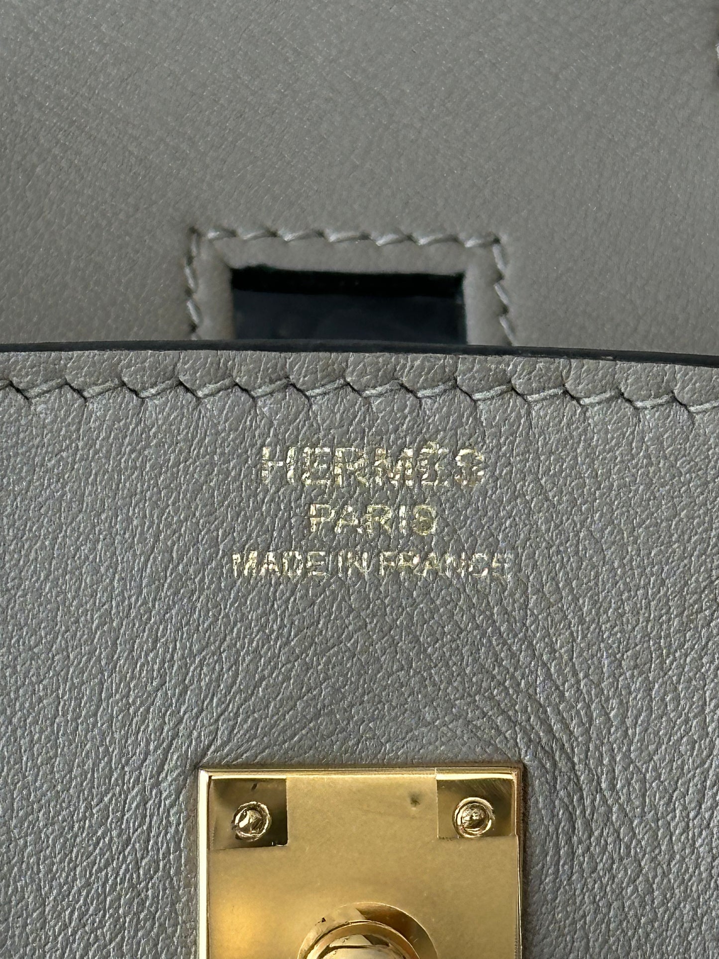 Hermes Grey Swift Birkin 25