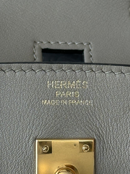 Hermes Grey Swift Birkin 25