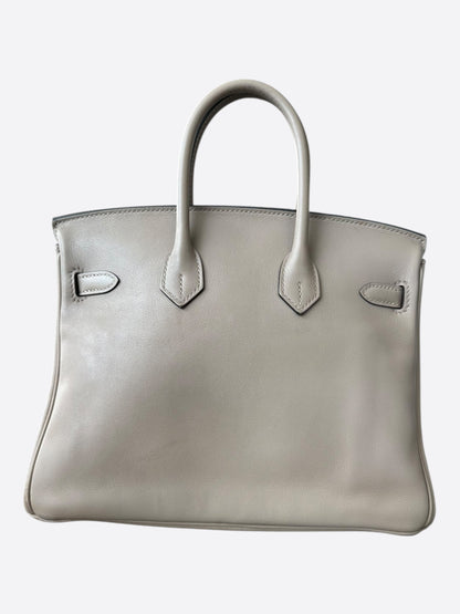 Hermes Grey Swift Birkin 25