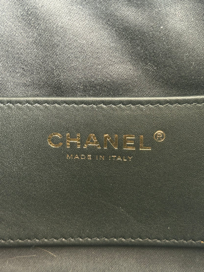 Chanel Black Caviar Quilted Small 25 Bag