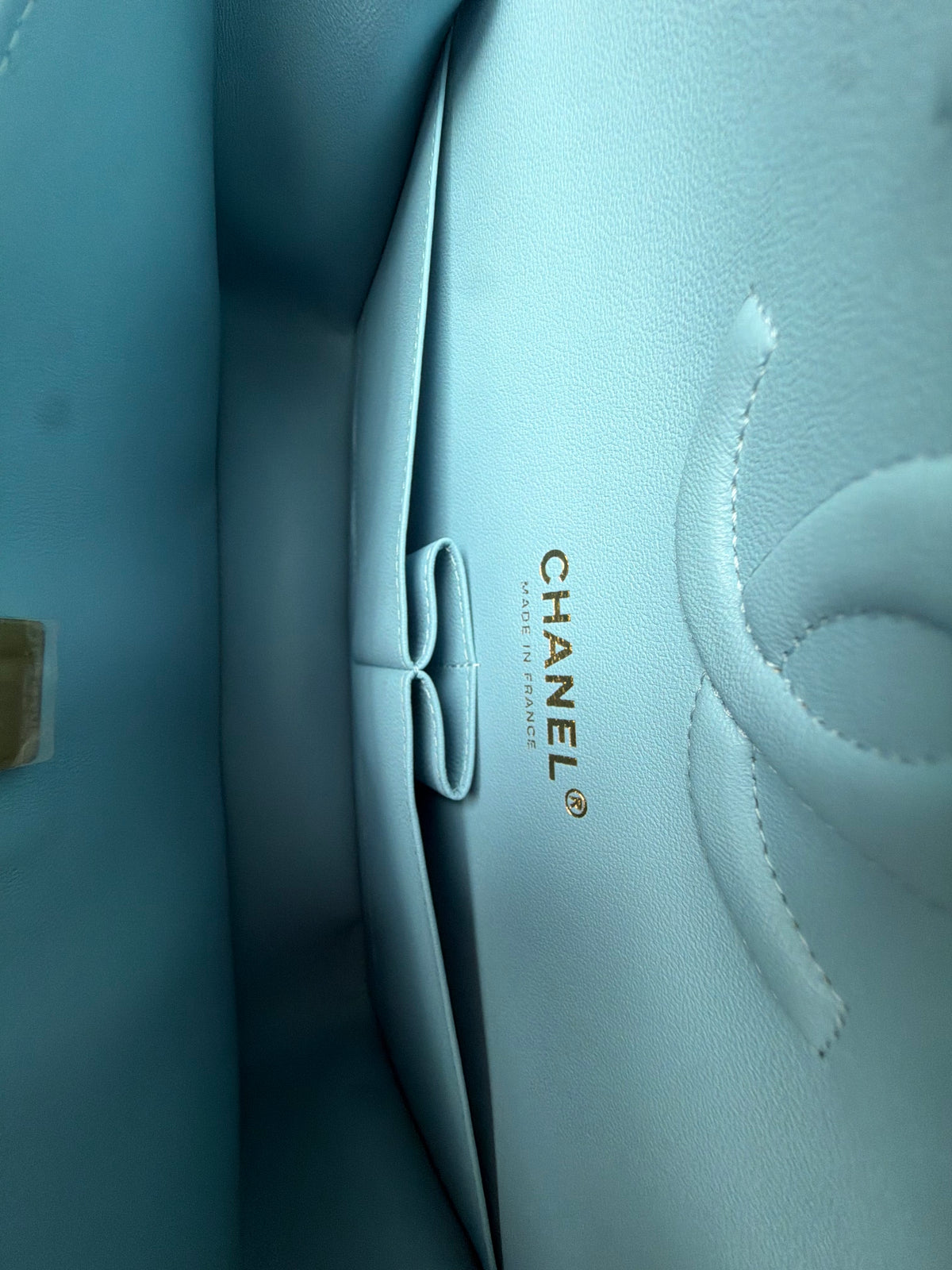 Chanel Blue Caviar Quilted Medium Flap Bag