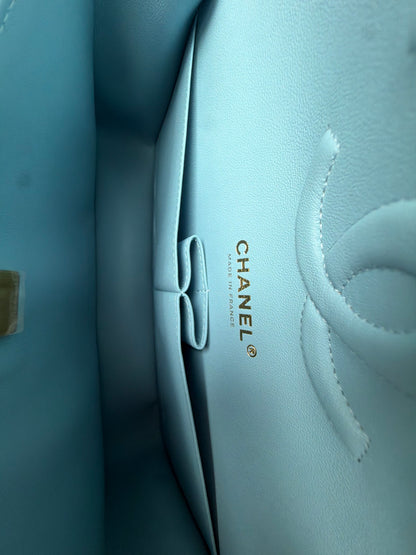Chanel Blue Caviar Quilted Medium Flap Bag