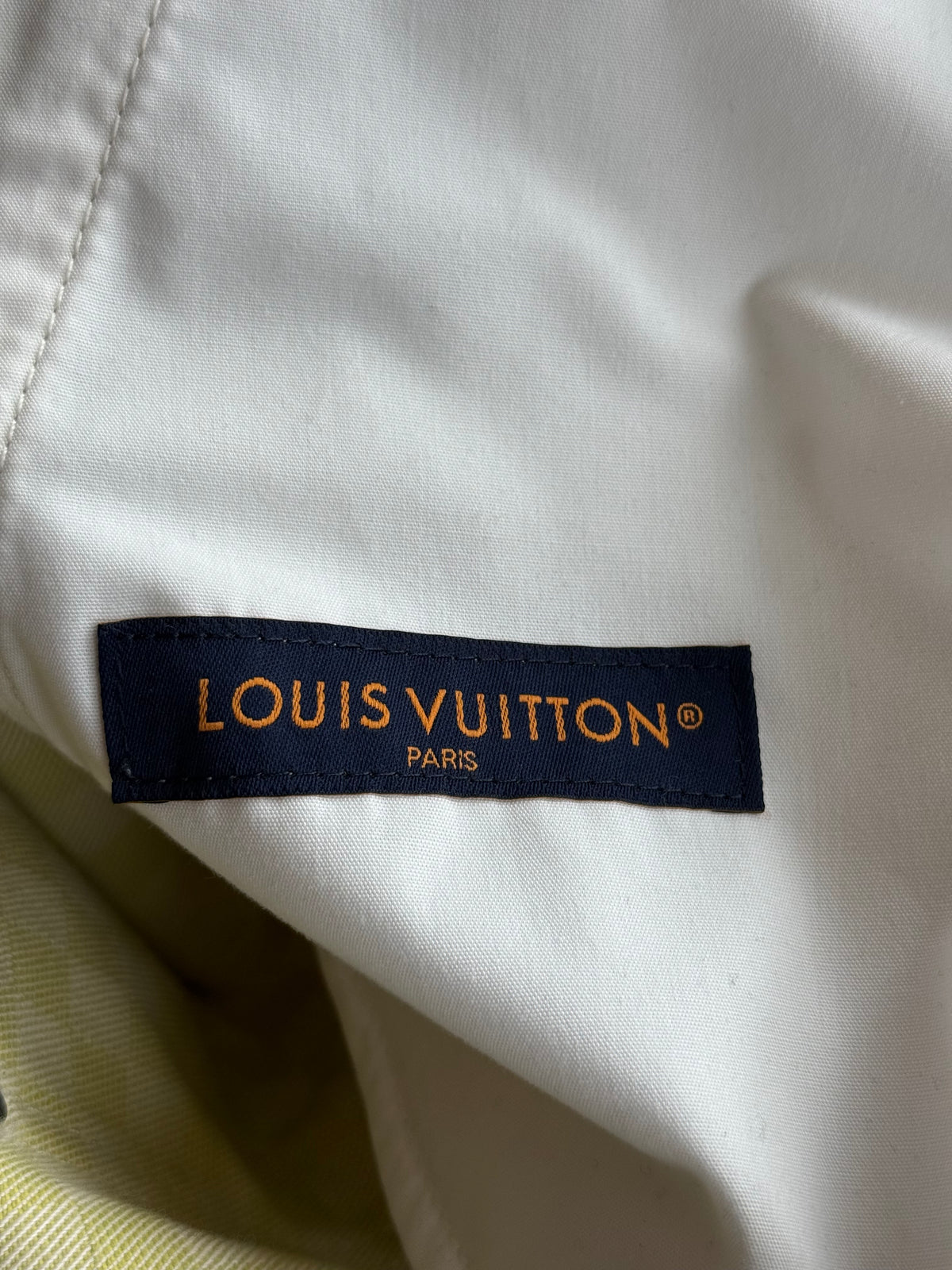 Louis Vuitton White & Gradient Damier Cargo Pants