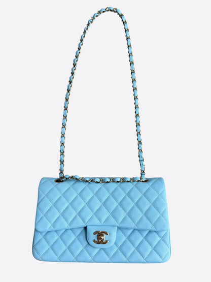 Chanel Blue Caviar Quilted Medium Flap Bag