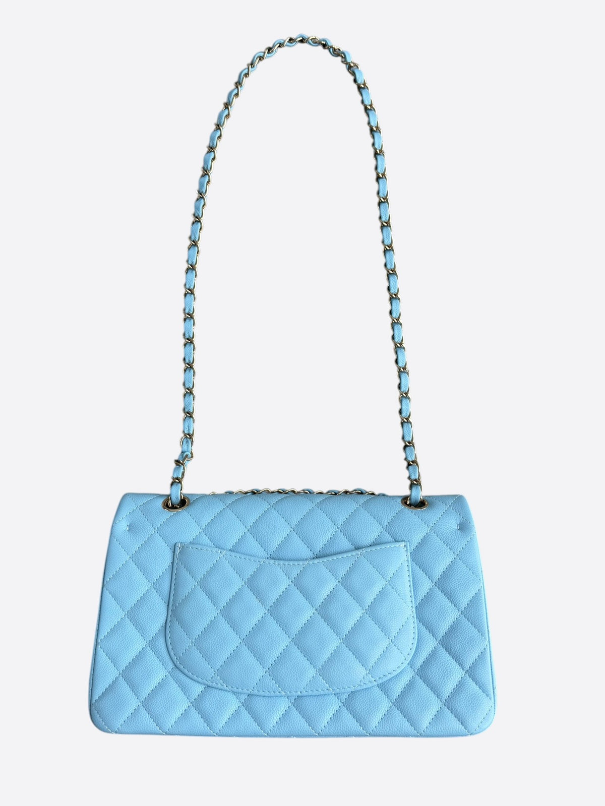 Chanel Blue Caviar Quilted Medium Flap Bag