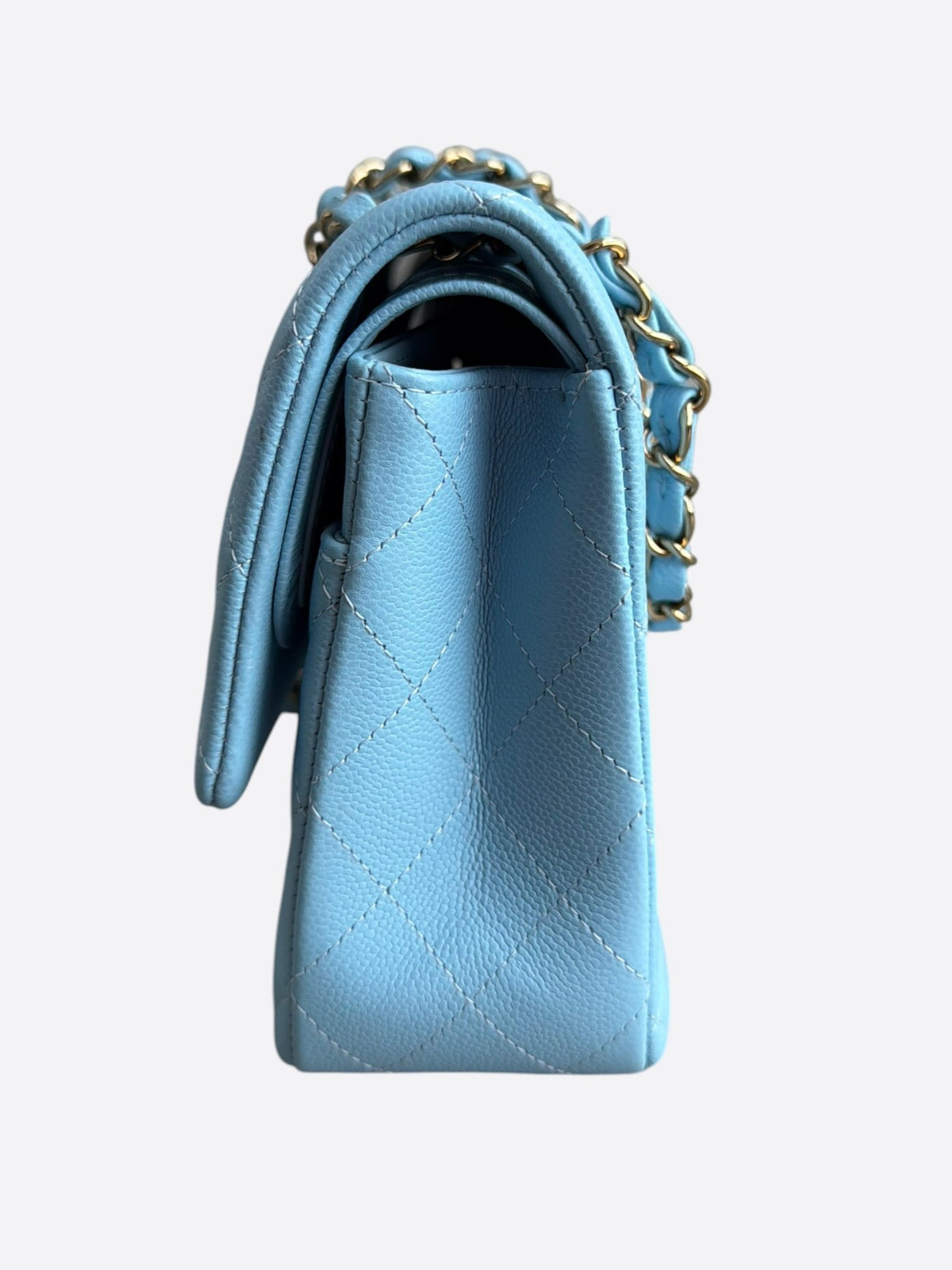Chanel Blue Caviar Quilted Medium Flap Bag