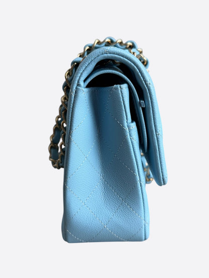 Chanel Blue Caviar Quilted Medium Flap Bag