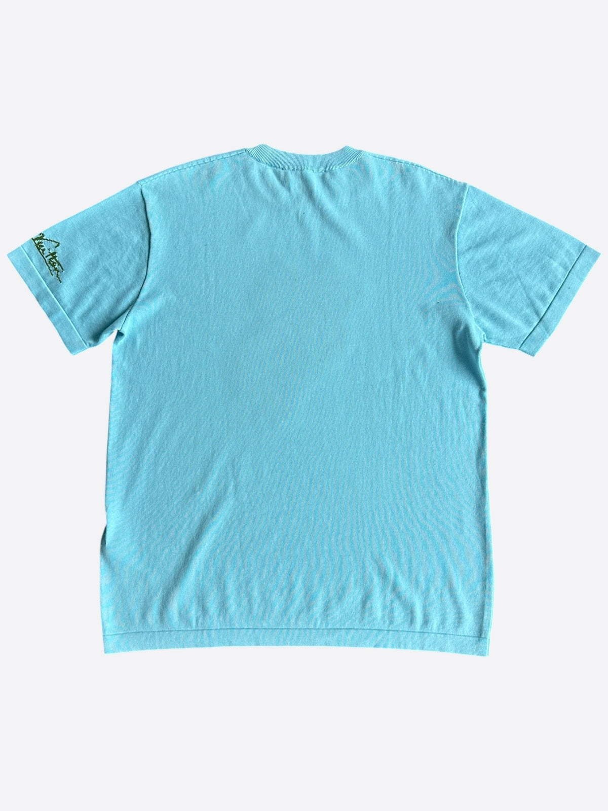 Louis Vuitton Tyler The Creator Blue & Green Dog Graphic Intarsia T-Shirt