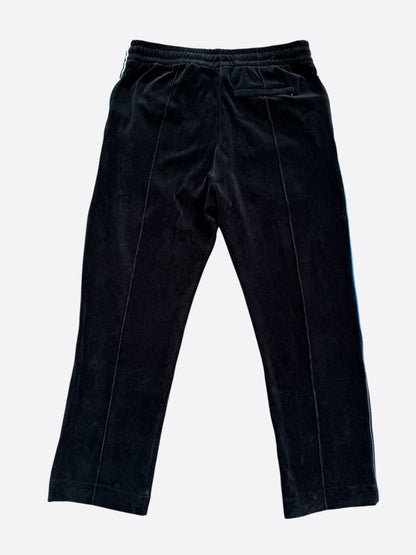 Casablanca Black & Gradient Embroidered Logo Velour Sweatpants