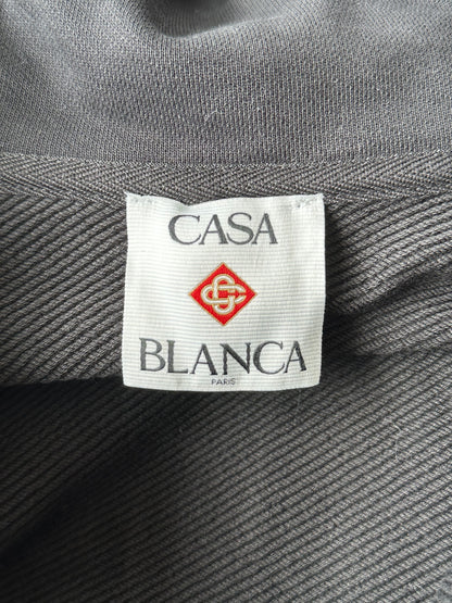 Casablanca Black Sunset Valley Logo Zip Up Hoodie