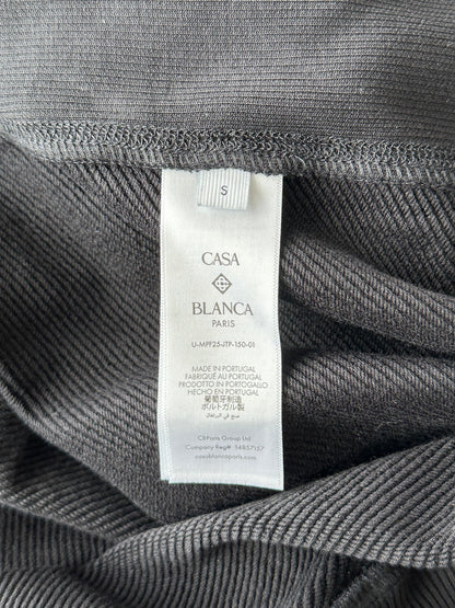 Casablanca Black Sunset Valley Logo Zip Up Hoodie