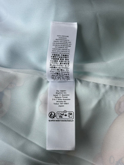Casablanca Blue & Multicolor Kawaii Graphic Silk Shorts