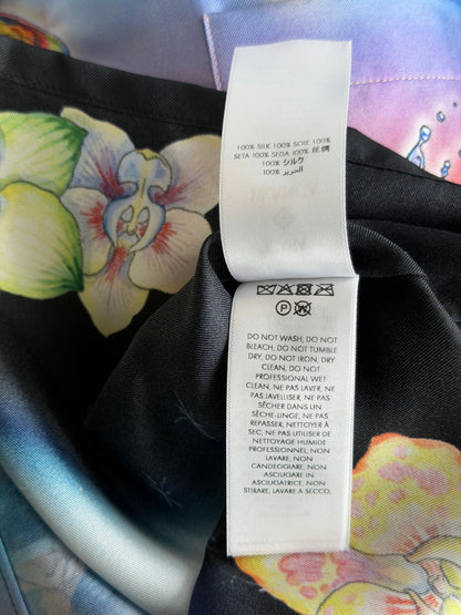 Casablanca Black & Multicolor Innocence Silk Button Up Shirt