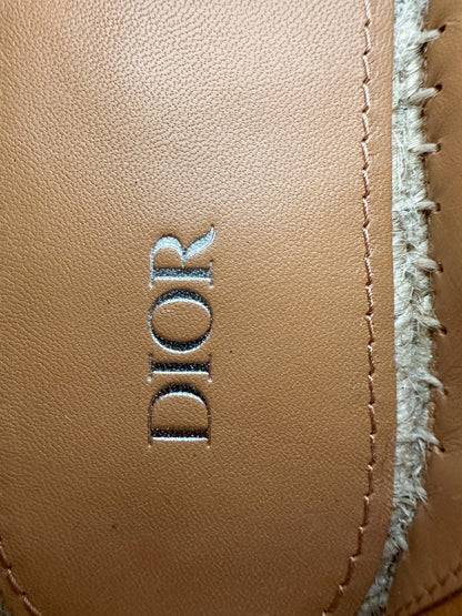 Dior Beige & Blue Oblique Espadrille