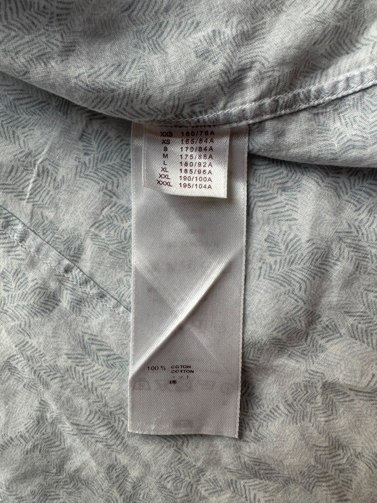 Louis Vuitton Sky Blue Pocket Detail Button Front Shirt L Louis