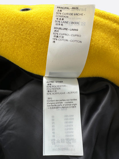 Louis Vuitton Black & Yellow Varsity Jacket