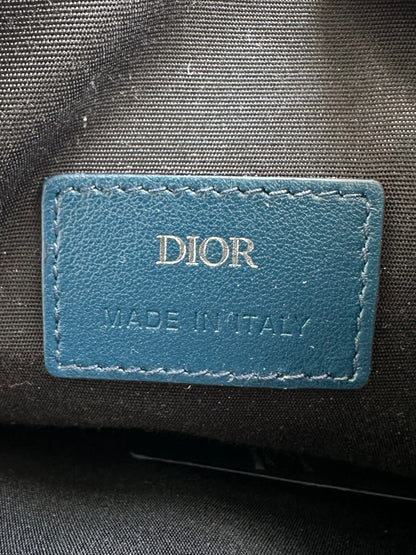 Dior Blue Galaxy Oblique World Tour Messenger Pouch