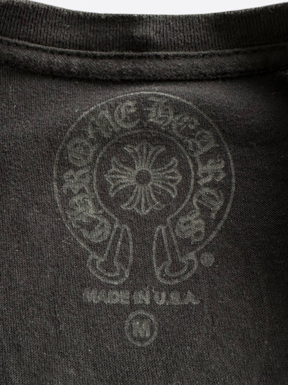 Chrome Hearts Black & White Logos Longsleeve T-Shirt