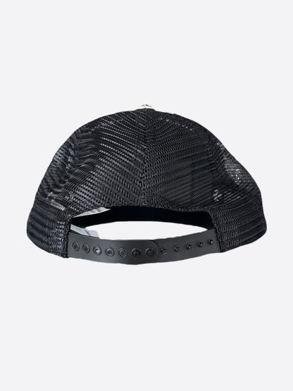 Chrome Hearts Black & White Miami Trucker Hat