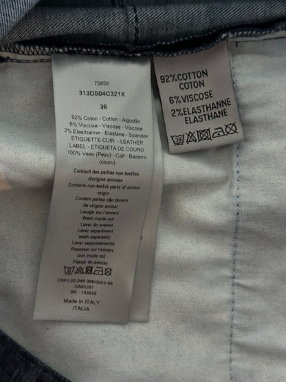 Dior Dark Blue Oblique Slim Jeans