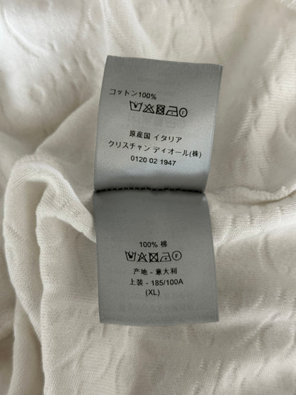 Dior White Oblique Towel T-Shirt