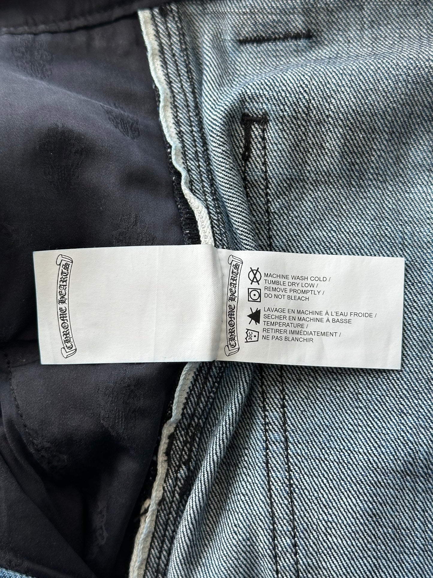 Chrome Hearts Blue Carpenter Pants