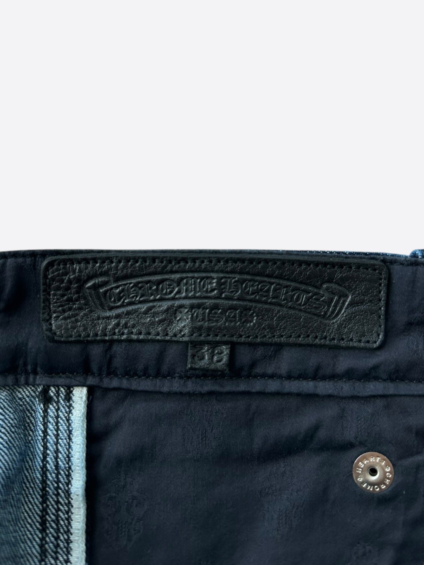 Chrome Hearts Blue Carpenter Pants