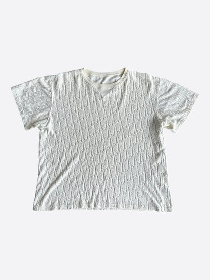 Dior White Oblique Towel T-Shirt