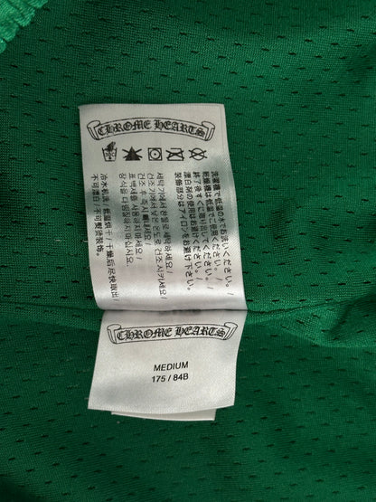 Chrome Hearts Green & Yellow Logo Mesh Shorts