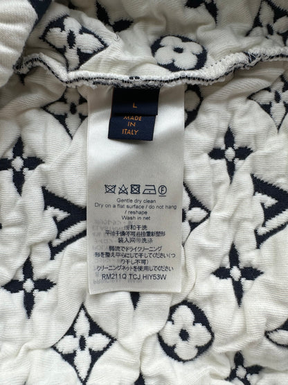 Louis Vuitton Navy & White Monogram Sweater