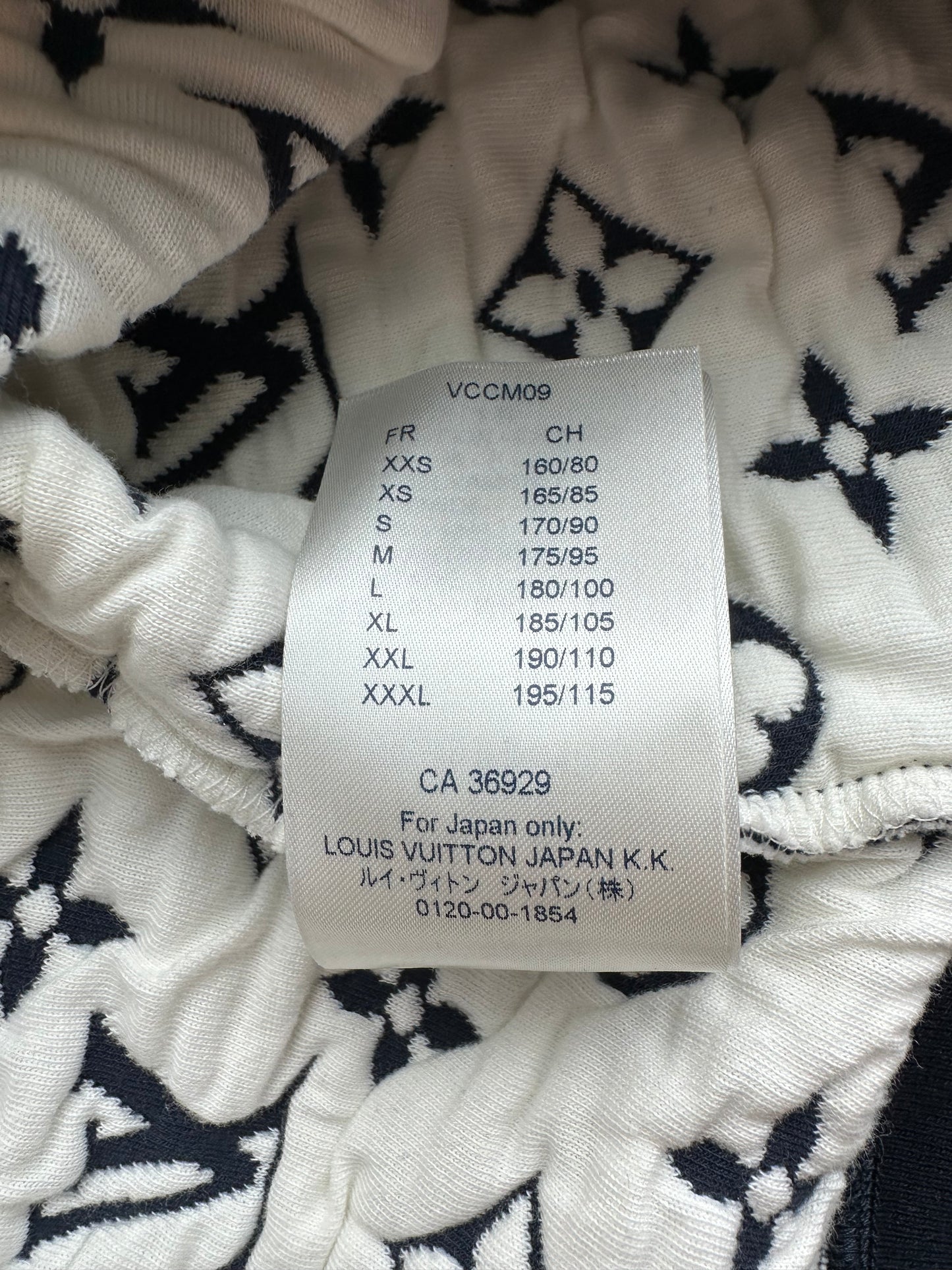 Louis Vuitton Navy & White Monogram Sweater