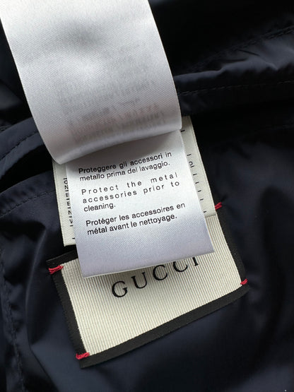 Gucci Black GG Monogram Puffer Vest