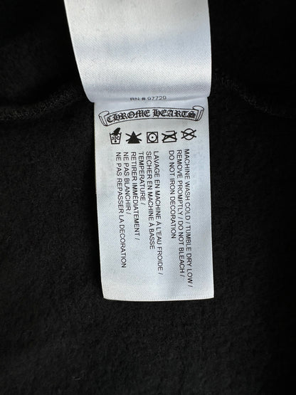 Chrome Hearts Black & White T-Bar Logo Hoodie