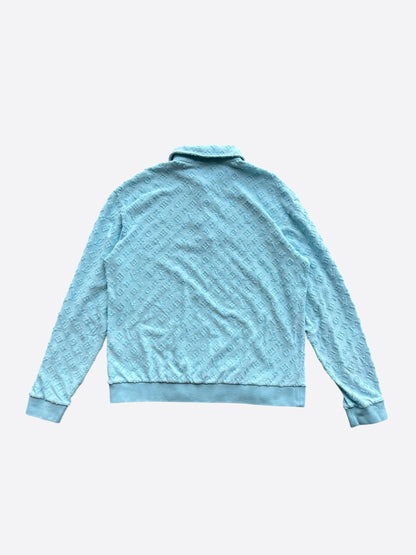 Louis Vuitton Tyler Blue Monogram Polo Sweater