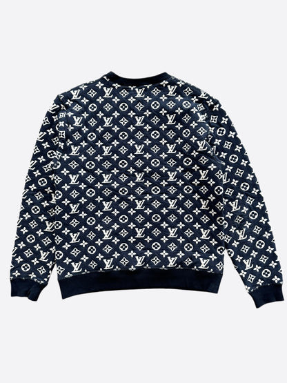 Louis Vuitton Navy & White Monogram Sweater