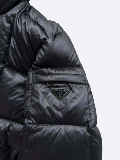 Prada Black Quilted Puffer Jacket