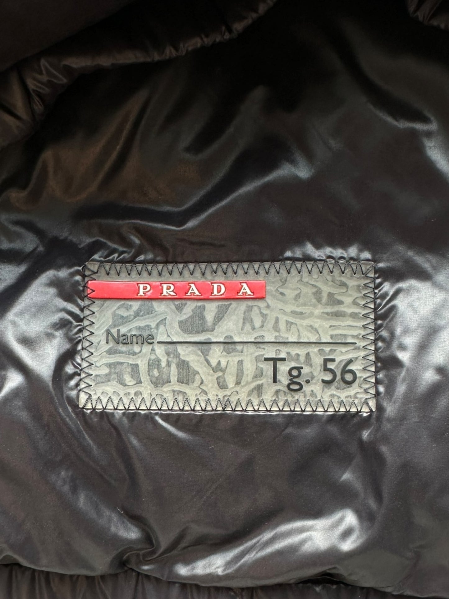 Prada Black Quilted Puffer Jacket