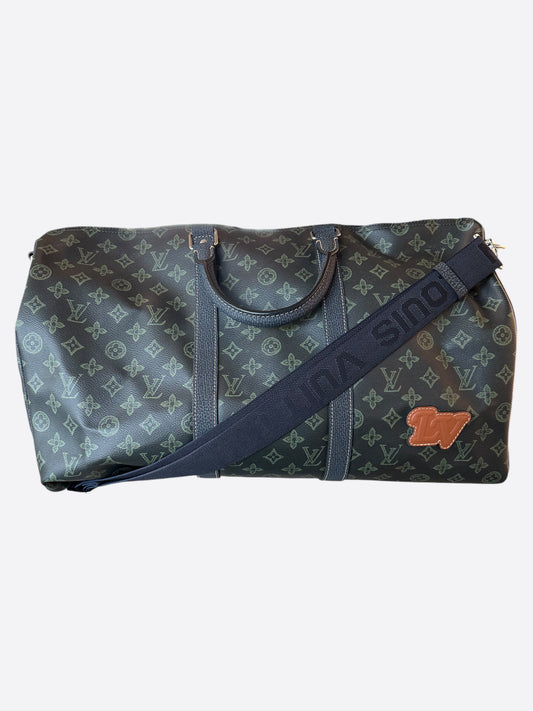 Louis Vuitton Green Monogram Keepall 50