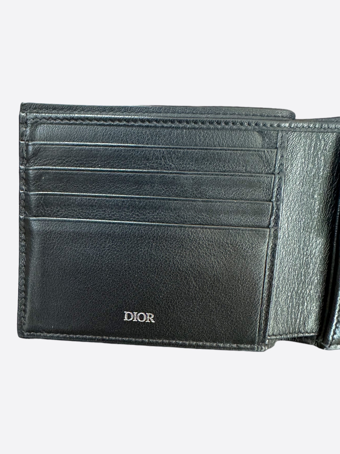 Dior Black Oblique Galaxy Leather Wallet – Savonches
