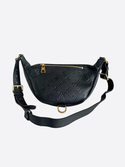 Louis Vuitton Black Empreinte Leather Monogram Bumbag