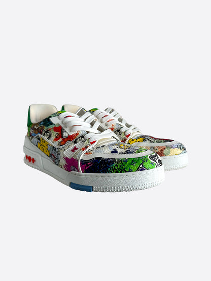 Louis Vuitton White Comic Trainers