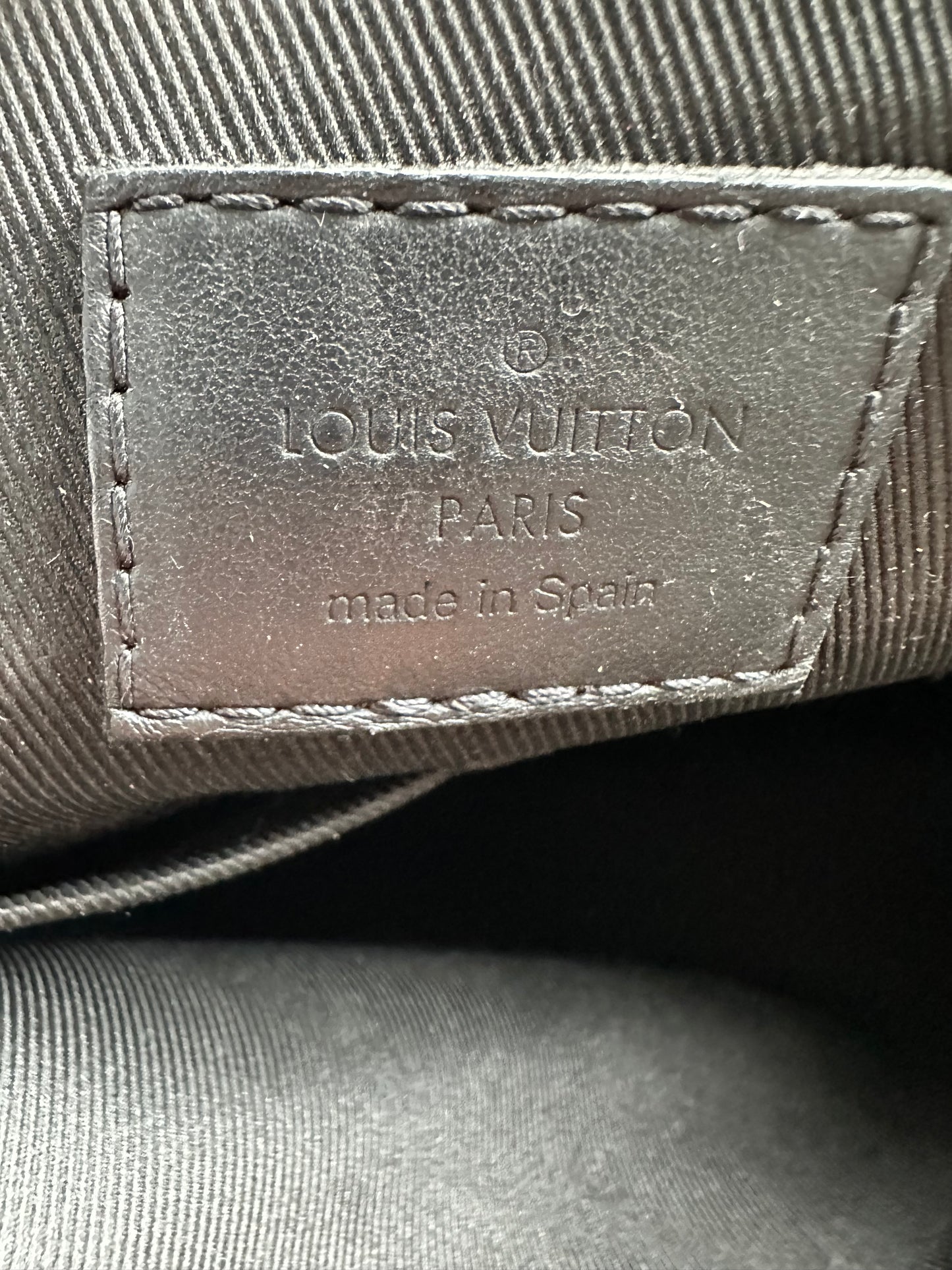 Louis Vuitton Black Aerogram Takeoff Messenger